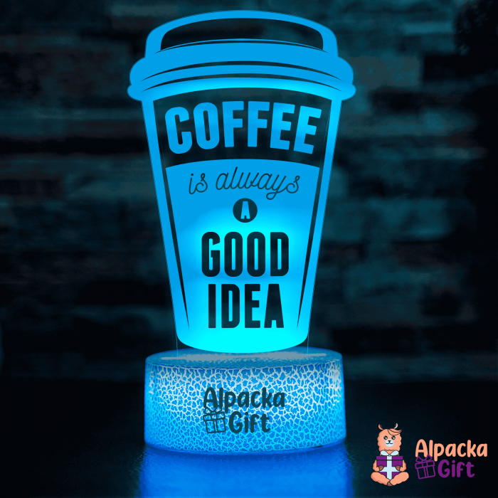 Lampă 3D - Pahar de Cafea [2]