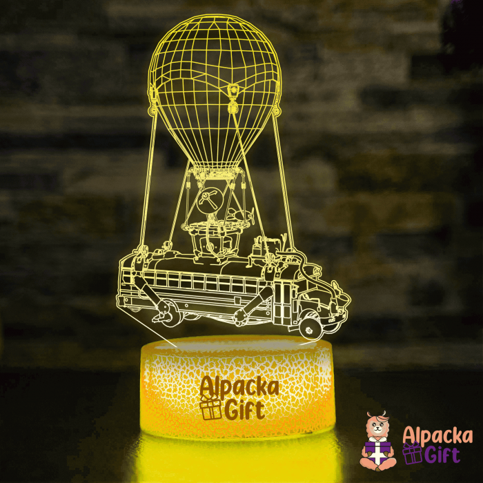 Lampă 3D - Autobus Plutitor [2]
