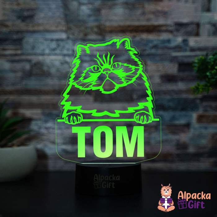 Lampă 3D - Colorpoint Persian [4]