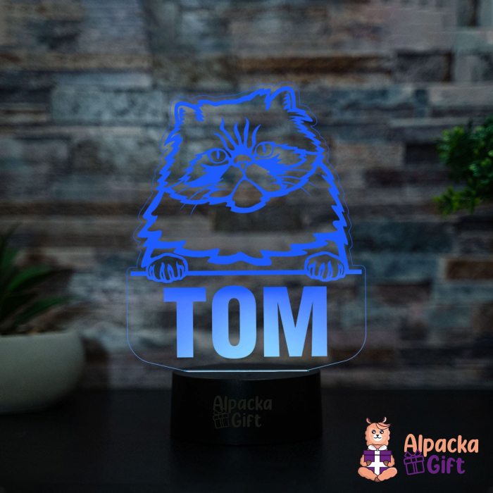 Lampă 3D - Colorpoint Persian [3]