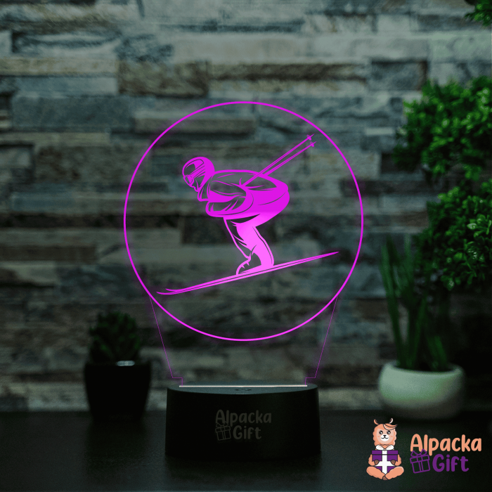 Lampă 3D - Ski [4]