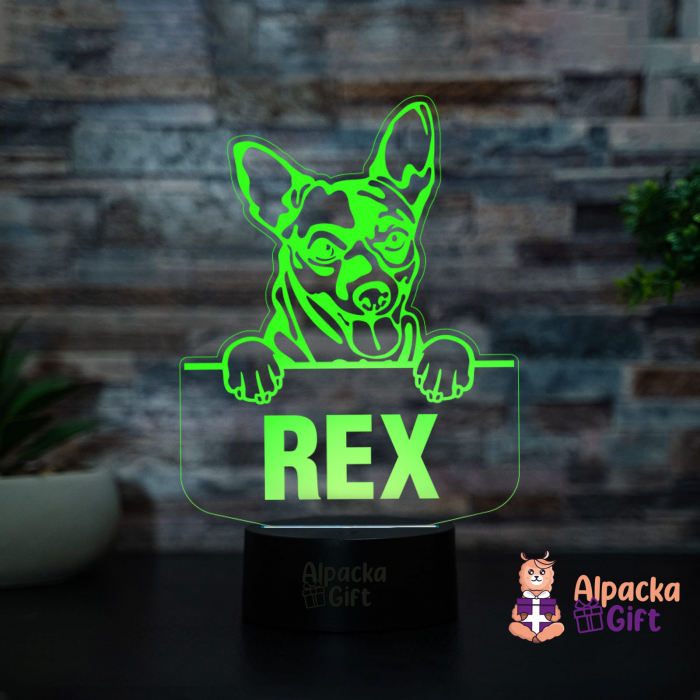 Lampă 3D - Cihuahua [3]