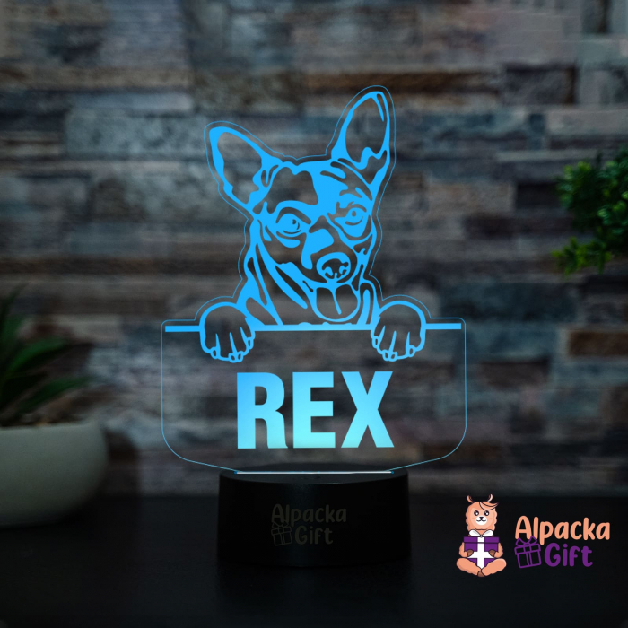 Lampă 3D - Cihuahua [4]