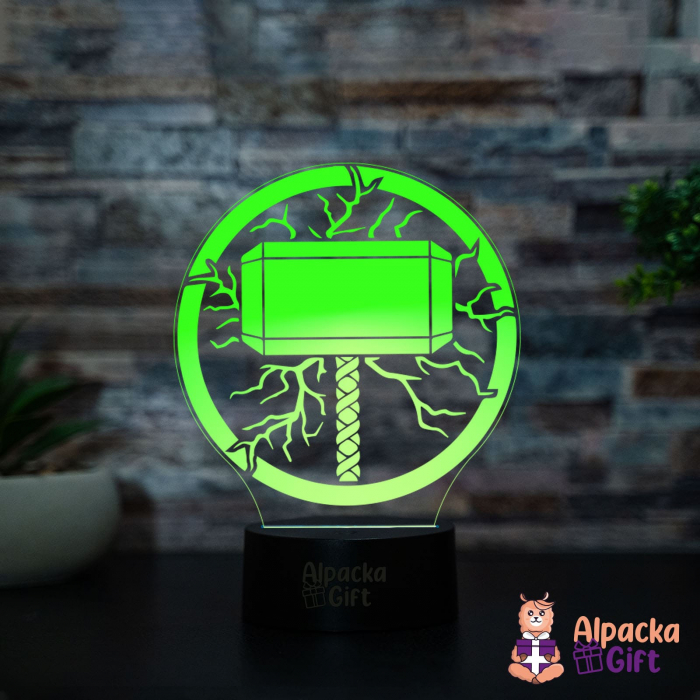 Lampa 3D - Ciocan Thor 2 [2]