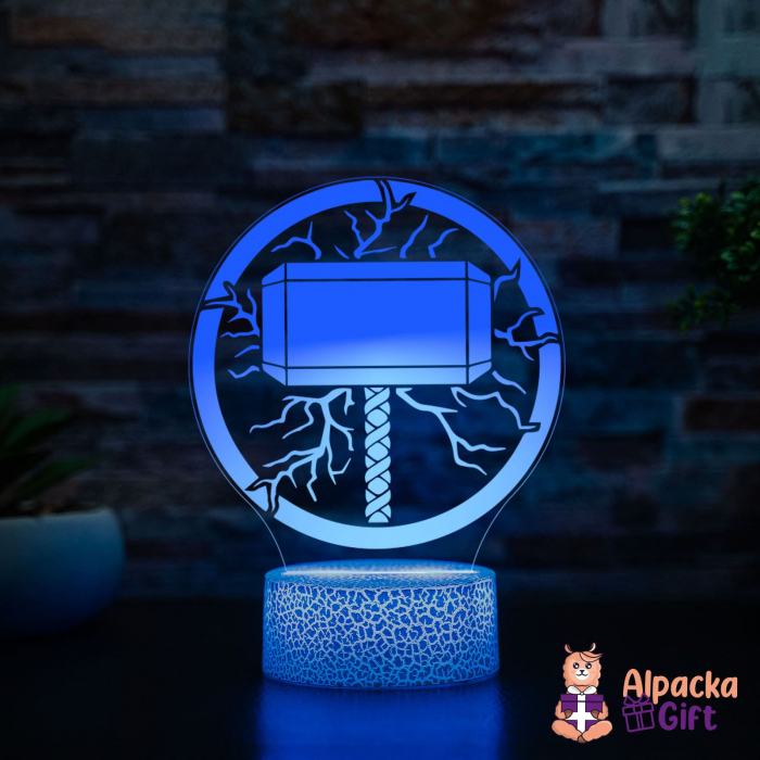 Lampa 3D - Ciocan Thor 2 [4]