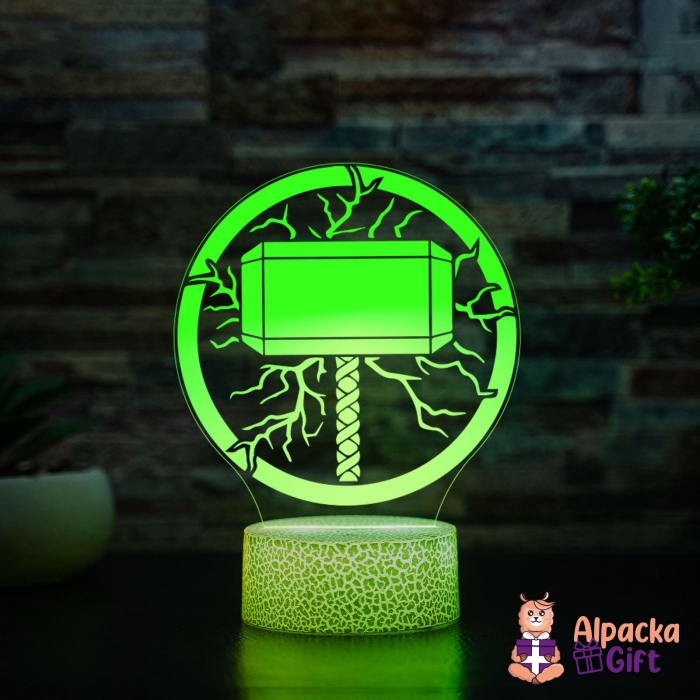 Lampa 3D - Ciocan Thor 2 [3]
