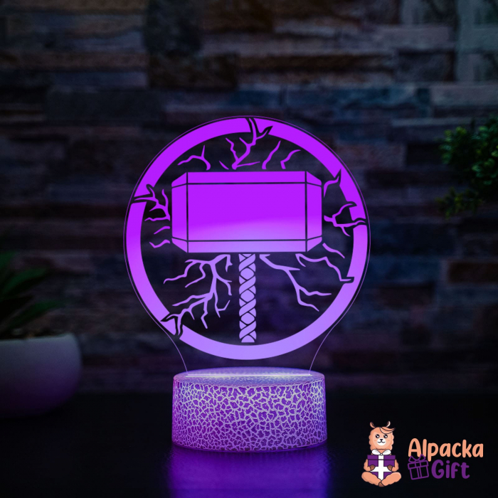 Lampa 3D - Ciocan Thor 2 [2]