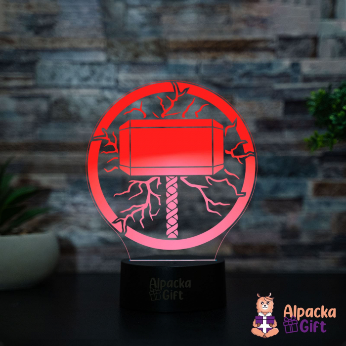 Lampa 3D - Ciocan Thor 2 [3]