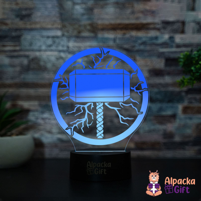 Lampa 3D - Ciocan Thor 2 [4]