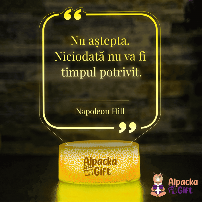 Lampă 3D - Citat motivațional 7 [4]