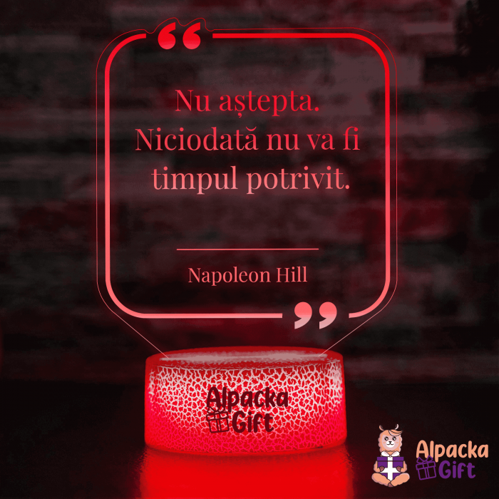 Lampă 3D - Citat motivațional 7 [3]