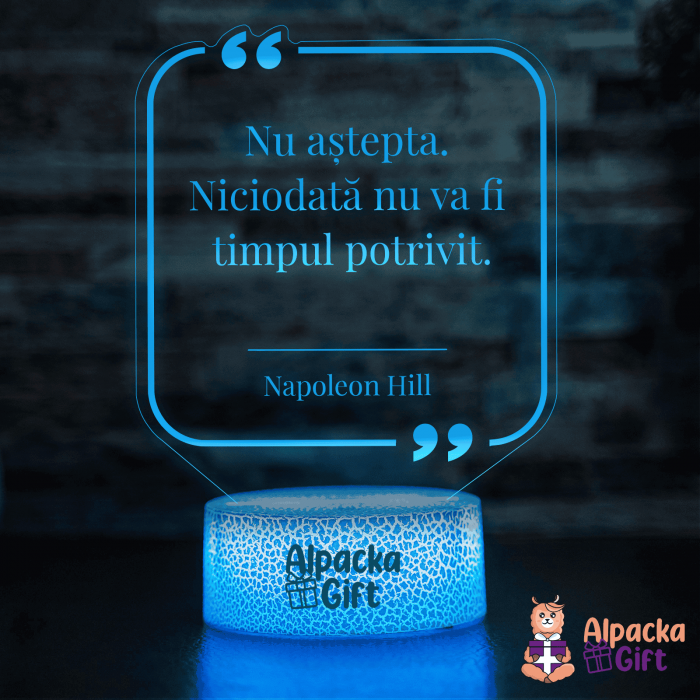 Lampă 3D - Citat motivațional 7 [5]