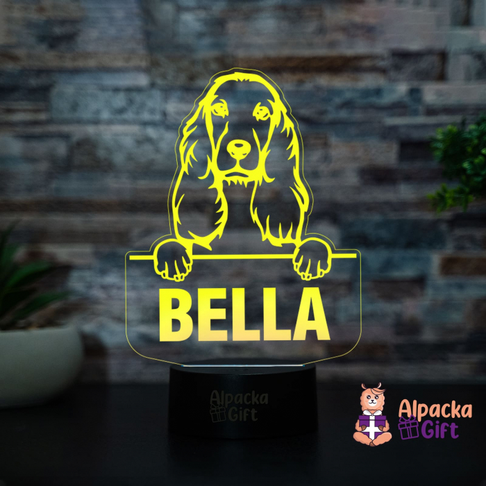 Lampă 3D - Cocker Spaniel [3]