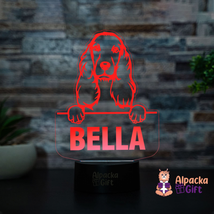 Lampă 3D - Cocker Spaniel [4]