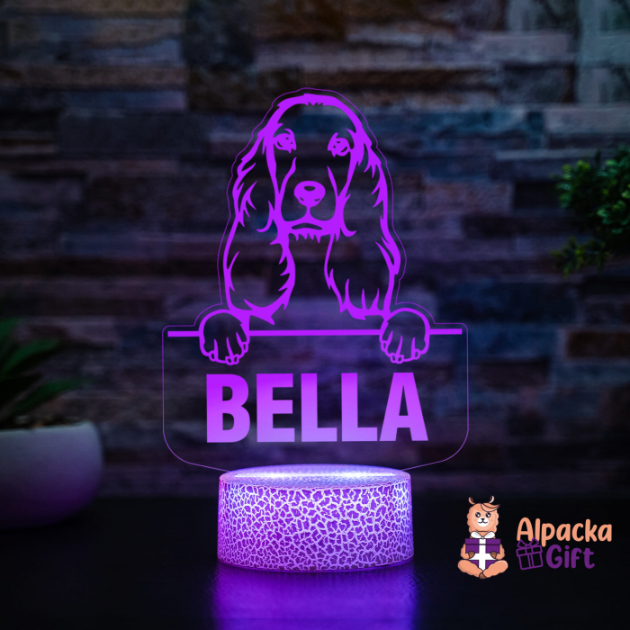 Lampă 3D - Cocker Spaniel [4]