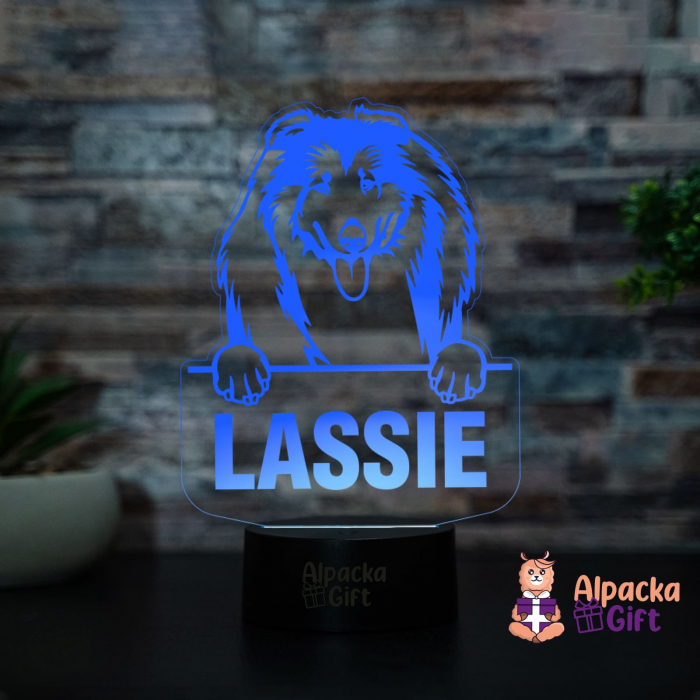 Lampă 3D - Collies [4]