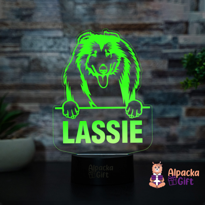 Lampă 3D - Collies [2]