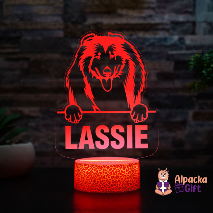 Lampă 3D - Collies [2]