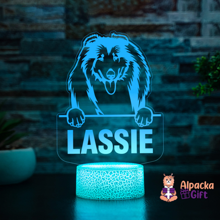 Lampă 3D - Collies [5]