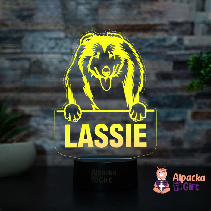 Lampă 3D - Collies [3]
