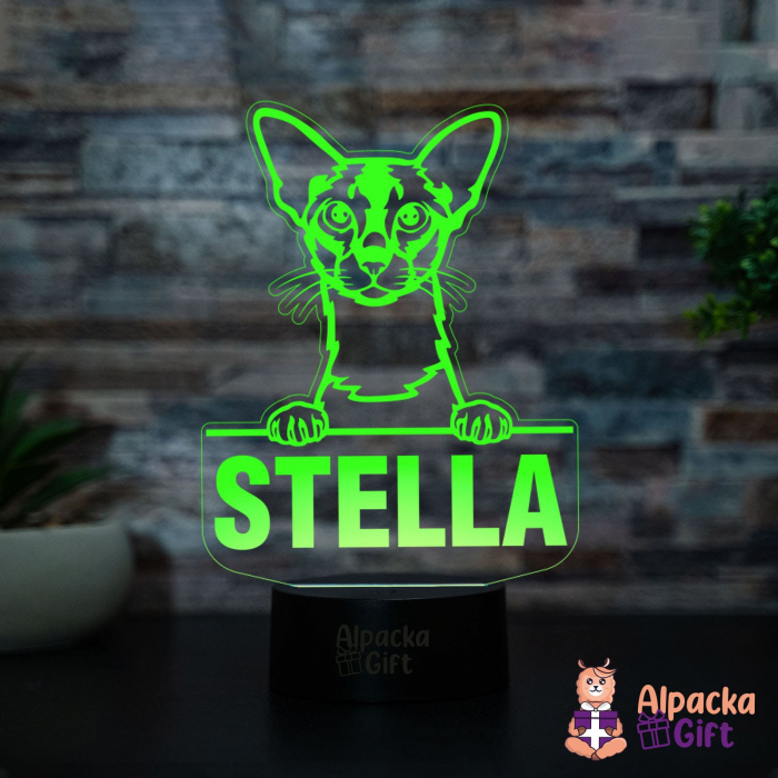 Lampă 3D Colorpoint Shorthair [2]