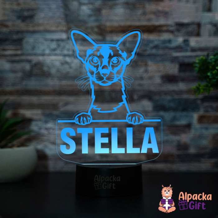 Lampă 3D Colorpoint Shorthair [4]