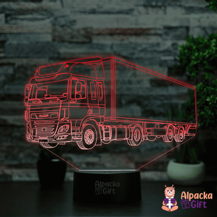 Lampă 3D - Commercial Truck 2 [2]