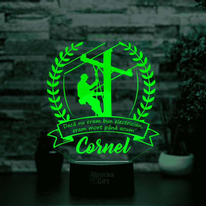 Lampă 3D - Electrician 1 [5]