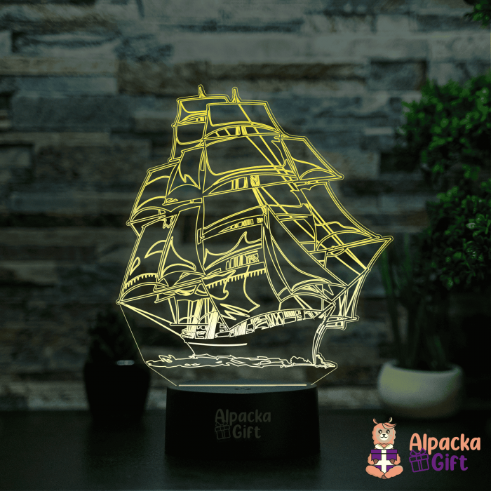 Lampă 3D - Corabie [5]