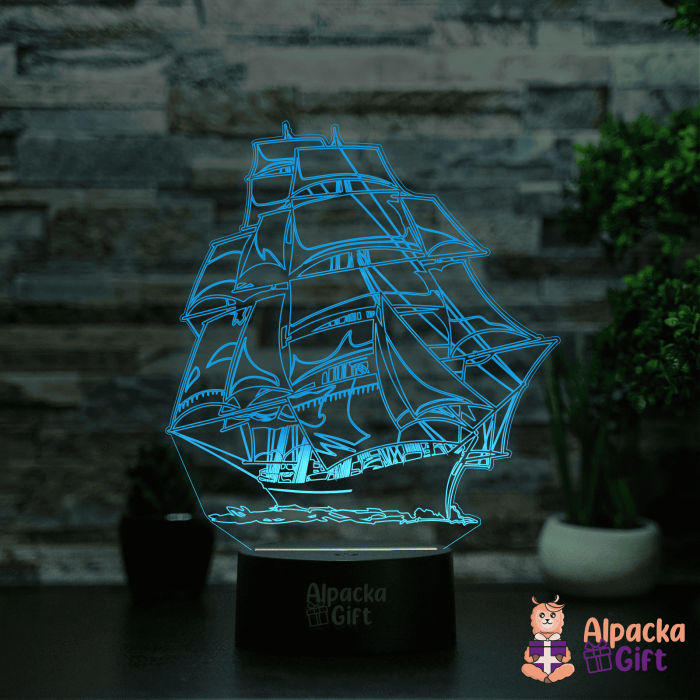 Lampă 3D - Corabie [4]