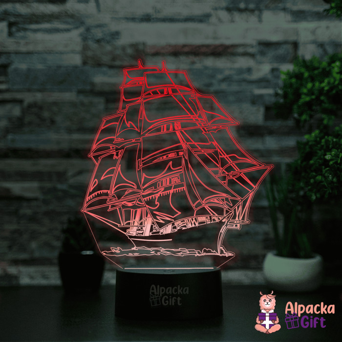 Lampă 3D - Corabie [2]