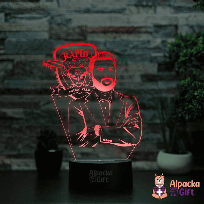 Lampă 3D - Adrian Mutu [1]