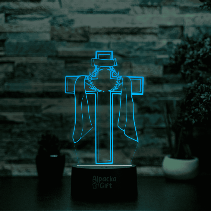 Lampă 3D - Cruce 3 [2]