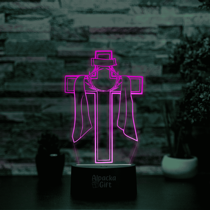 Lampă 3D - Cruce 3 [3]