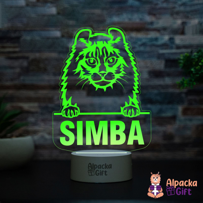 Lampă 3D Curl American [2]