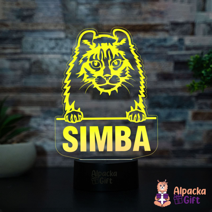 Lampă 3D Curl American [2]