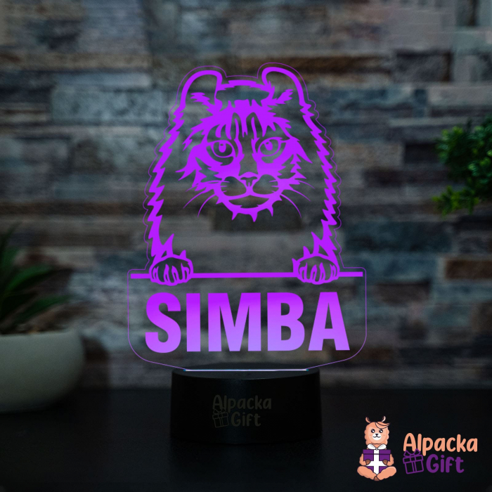 Lampă 3D Curl American [4]