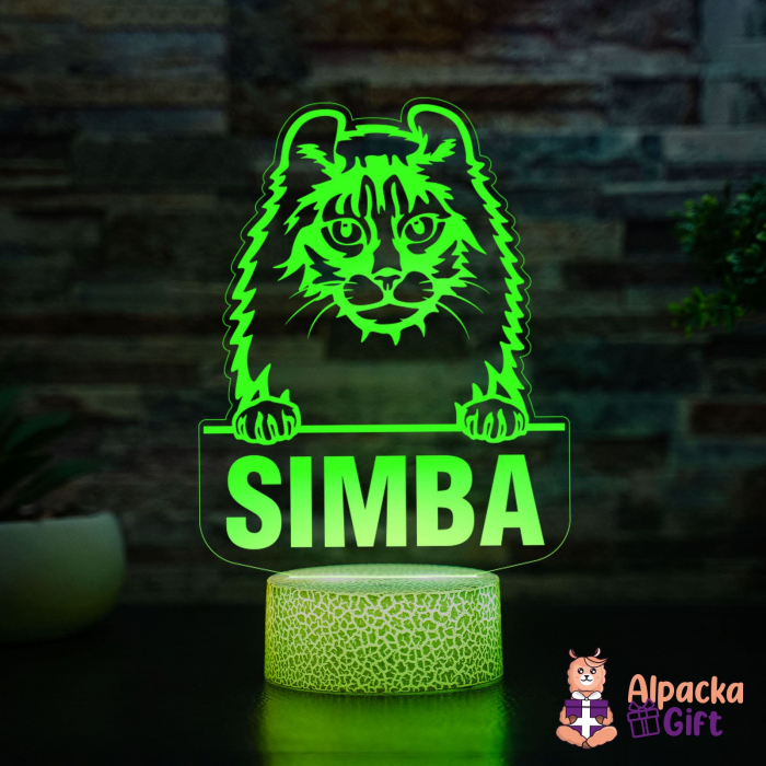 Lampă 3D Curl American [3]