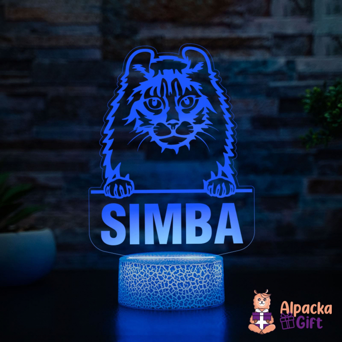 Lampă 3D Curl American [4]