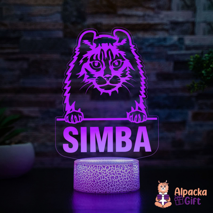 Lampă 3D Curl American [2]