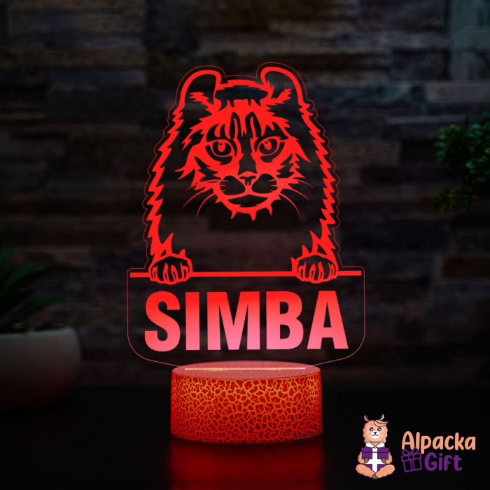 Lampă 3D Curl American [5]