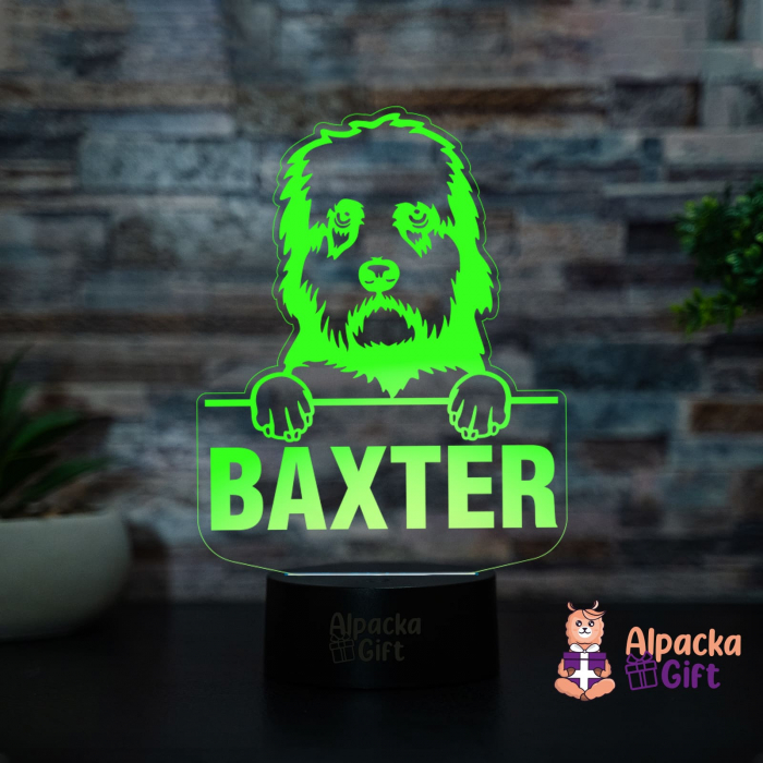 Lampă 3D - Dandie Dinmont Terriers [4]