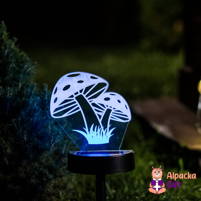 Lampa 3D de Gradina - Ciuperci [3]
