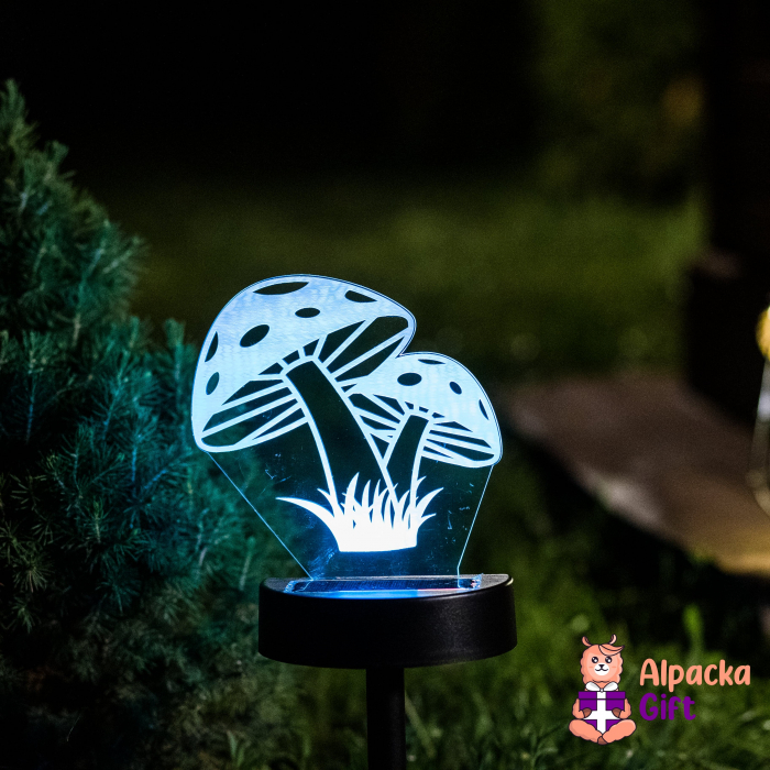 Lampa 3D de Gradina - Ciuperci [2]