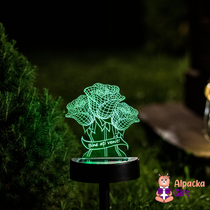 Lampa 3D de Gradina - Buchet [2]