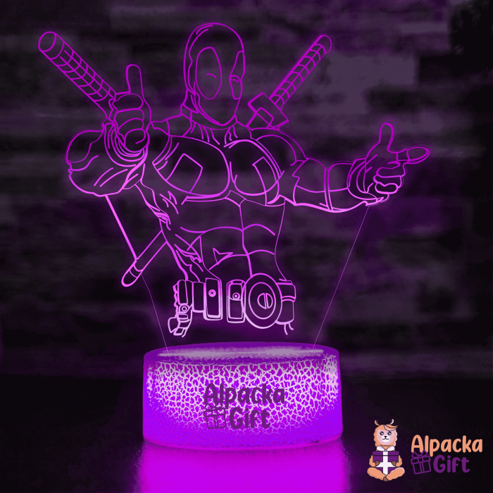 Lampa 3D -Deadpool [4]