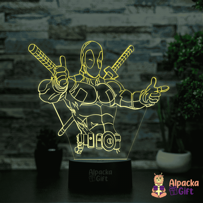 Lampa 3D -Deadpool [5]