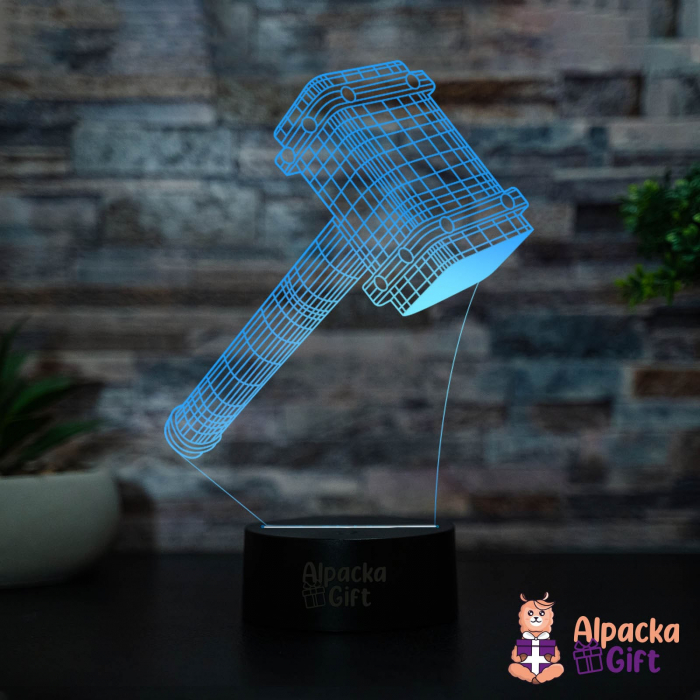 Lampa 3D - Ciocan Thor 1 [2]