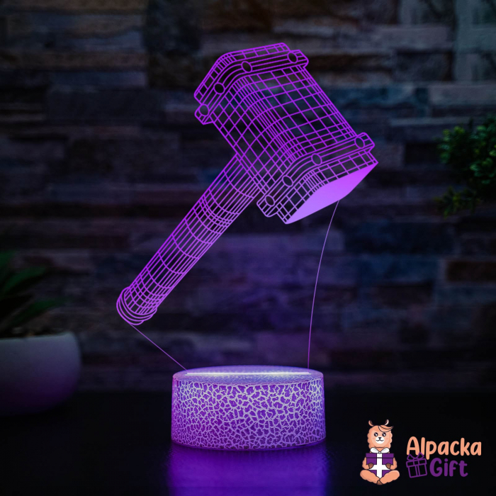 Lampa 3D - Ciocan Thor 1 [1]