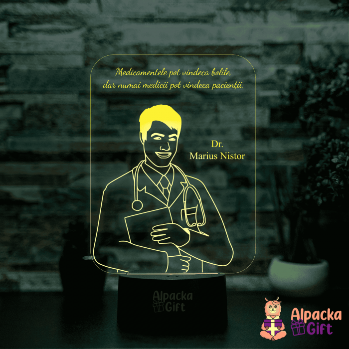 Lampă 3D - Doctor [2]